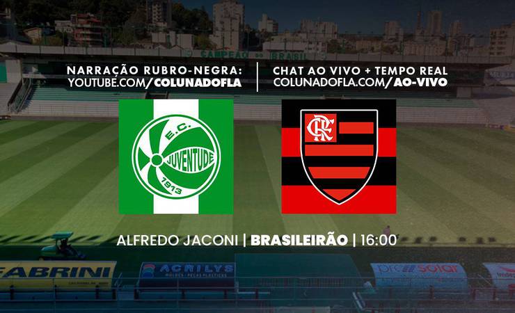 Flamengo enfrenta Juventude em busca da liderança do Brasileirão neste domingo