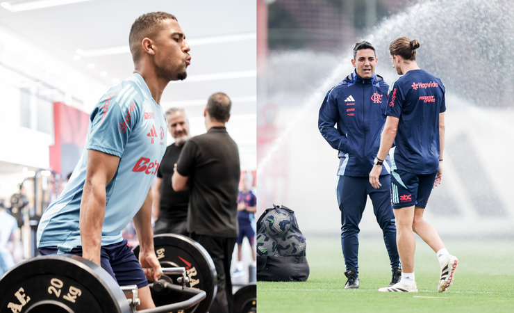 Flamengo retoma treinos e se prepara para quartas de final da Libertadores contra Estudiantes