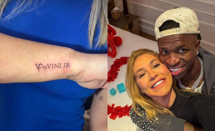 Vini Jr. assume namoro com Virgínia e fãs reagem com tatuagem em homenagem