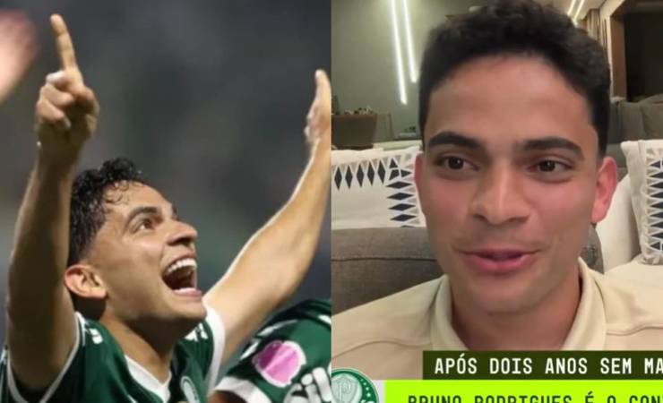 Bruno Rodrigues exalta concorrência no ataque do Palmeiras e mira títulos no Brasileirão e Libertadores