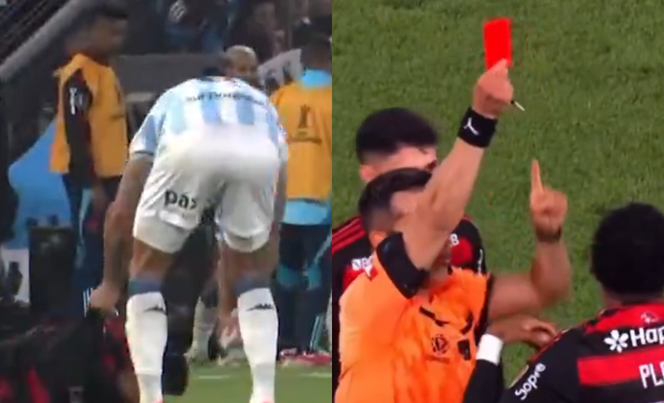 Conmebol pune Gonzalo Plata com dois jogos de suspensão e multa pelo Flamengo