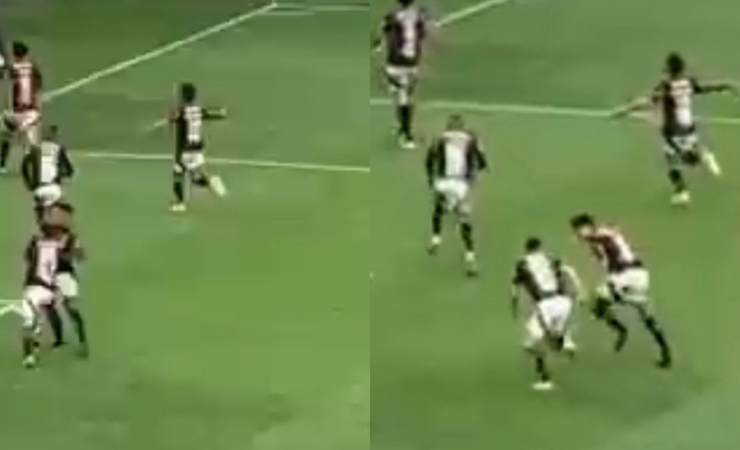 Jorginho e Pulgar protagonizam cena divertida após gol do Flamengo contra o Palmeiras