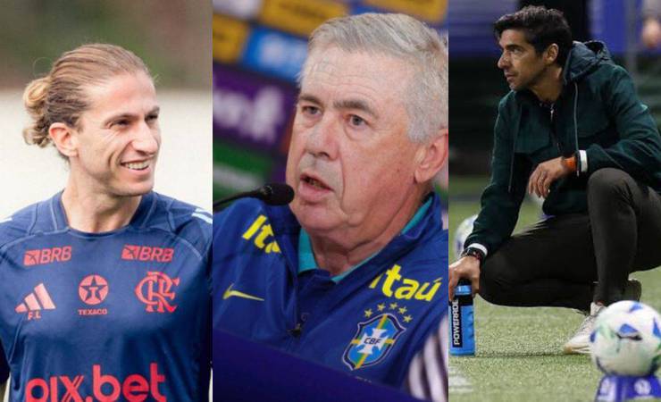 Ancelotti parabeniza Filipe Luís e Abel Ferreira pela final da Libertadores
