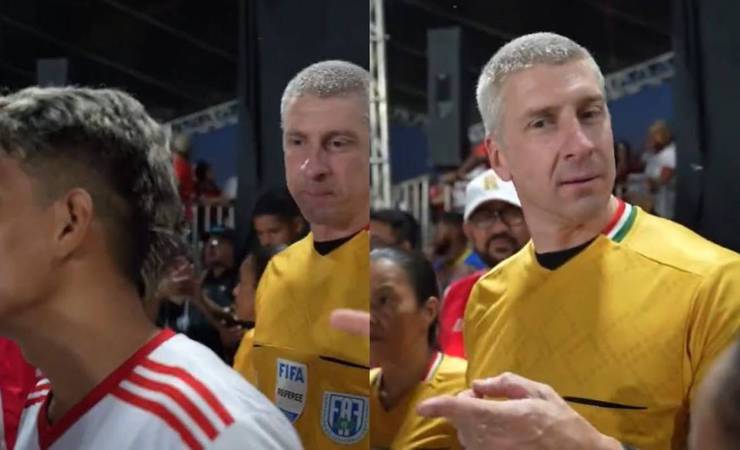 Reclamação na final: jogador do Uatumã critica arbitragem de Daronco