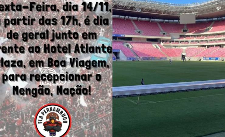 Flamengo desembarca em Recife para jogo decisivo contra o Sport neste sábado