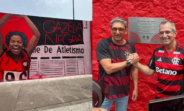 Muros da Gávea: Flamengo inaugura exposição a céu aberto em celebração aos 130 anos