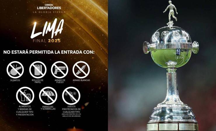 Flamengo e Palmeiras se enfrentam na final da Libertadores; saiba horários e regras