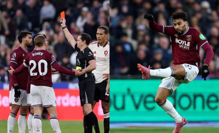 Paquetá expulso em derrota do West Ham, e Flamengo brilha na Libertadores