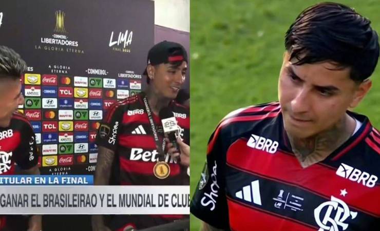 Pulgar comenta lance polêmico na final da Libertadores: 'Menos mal que estava com calzoncillos largos'