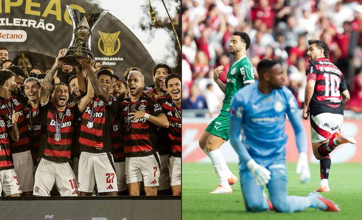 Flamengo conquista o Brasileiro com 79 pontos e destaca confrontos contra o Palmeiras
