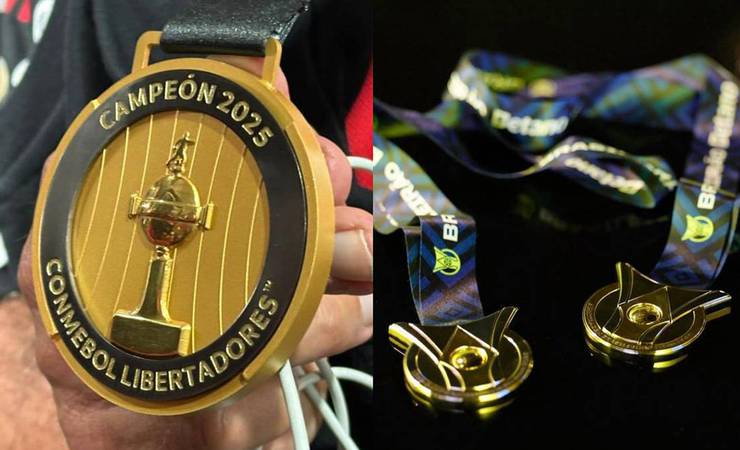 Flamengo entrega medalhas a Gerson, Matheus Gonçalves e Wesley por conquistas