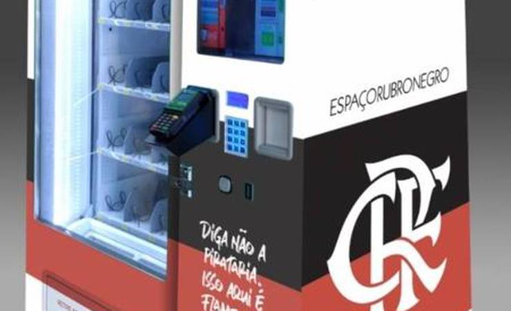 Flamengo inaugura sua primeira máquina "self-service" de camisas no Rio