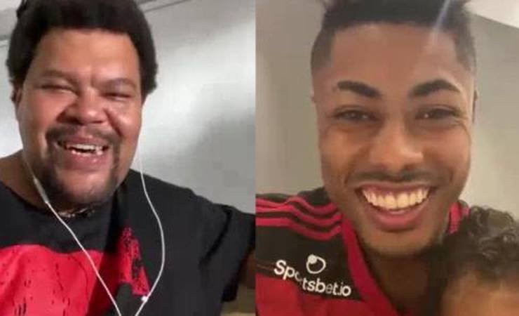 BBB: Babu Santana ganha surpresa da Globo e conversa com astro do Flamengo