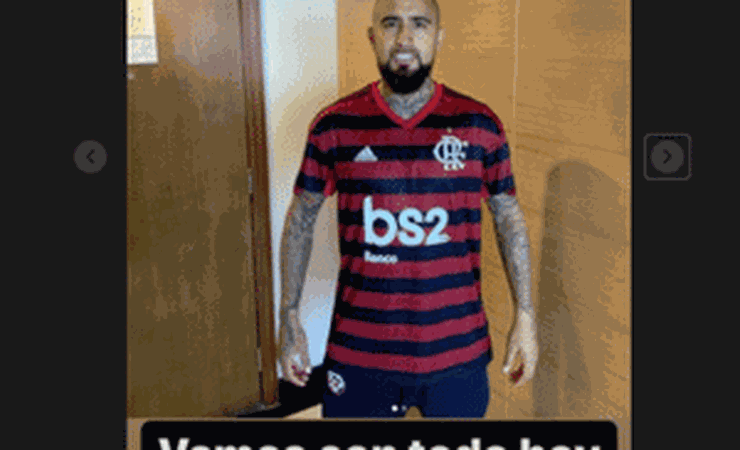Vidal reforça desejo em jogar no Flamengo: 'Um dia espero ter a chance'