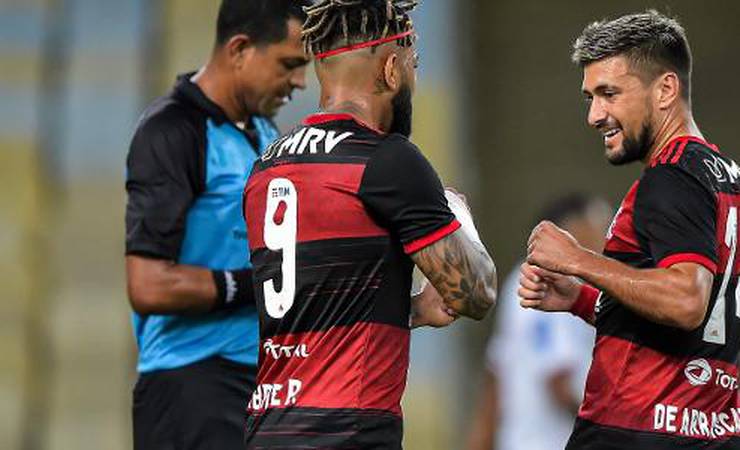 ASSISTA: Arrascaeta abre o placar para o Flamengo contra o Bangu