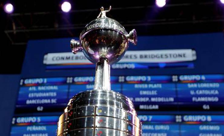 Veja como ficará a divisão dos potes para sorteio de grupos da Libertadores
