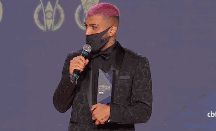 Gabigol, do Flamengo, é o Craque da Galera no Prêmio Brasileirão 2020