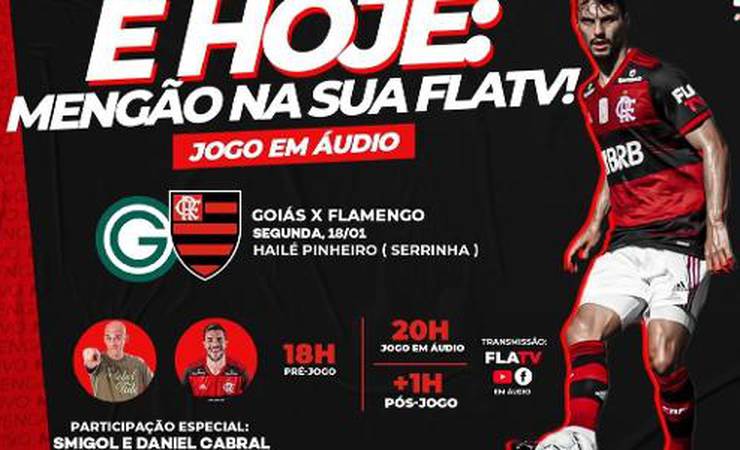 Volante do Fla é escalado para transmissão de jogo e irrita torcedores
