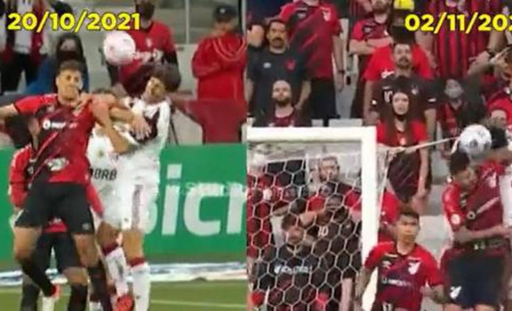 Neto contesta arbitragem em Fla x Athletico: 'Por que não deram pênalti?'