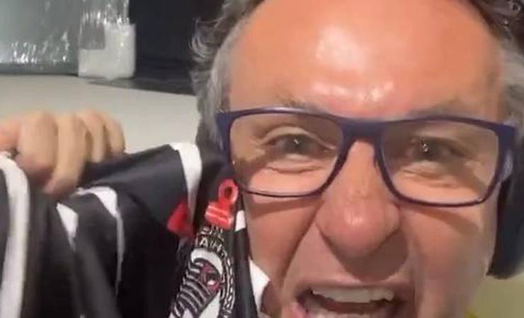 Neto se empolga e solta até palavrão para comemorar título do Flamengo