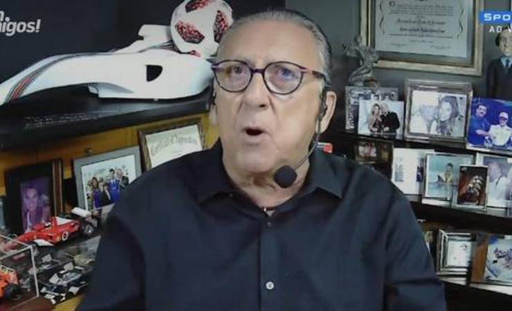 Galvão prevê jogo 'danado' entre Flamengo e Palmeiras: 'Vai sair lasca'