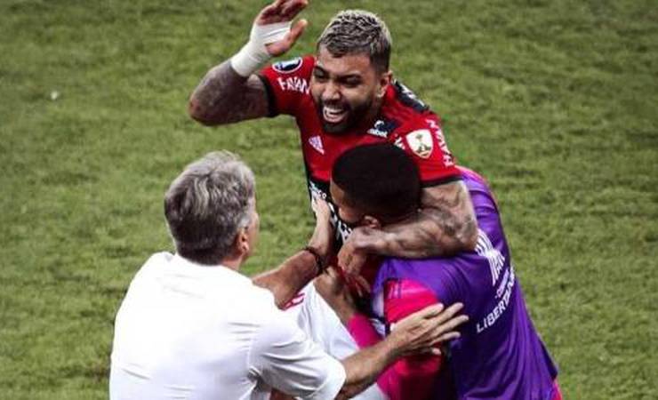 Gabigol zoa Renato após técnico criar perfil no Instagram: 'Chatão'