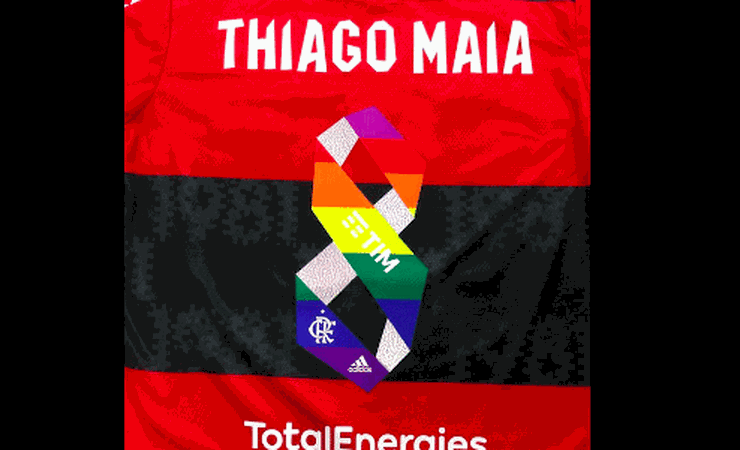 Flamengo jogará com uniforme personalizado nas cores da bandeira LGBTQIA+