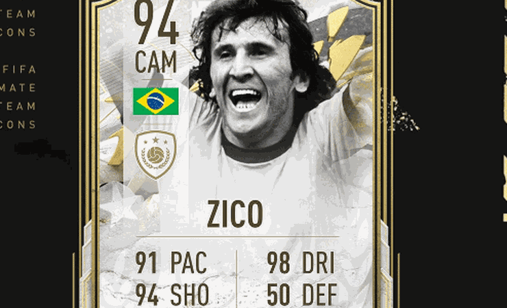 Ídolo do Flamengo, Zico deve ser uma das novidades do Fifa 23