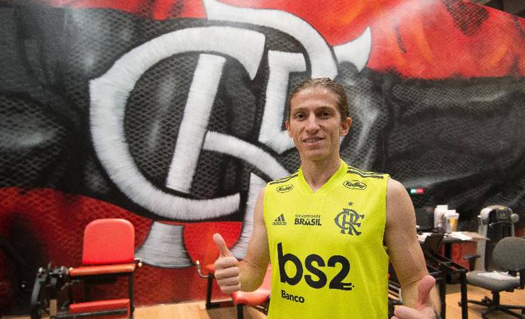 Titular, Filipe Luís vai estrear pelo Flamengo no confronto com o Bahia