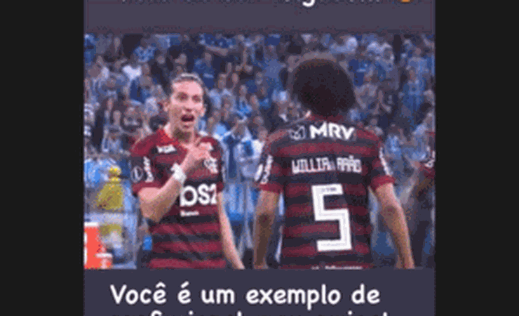 Filipe Luís manda parabéns inusitado a Arão e brinca: 'Para de ser folgado'