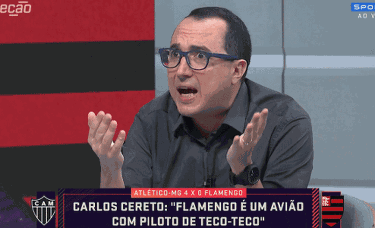 'Flamengo é um Boeing com piloto de teco-teco', diz Carlos Cereto