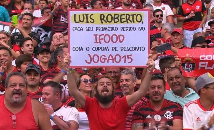 Globo usa Cartolouco para fazer merchan na transmissão de Fla x Palmeiras