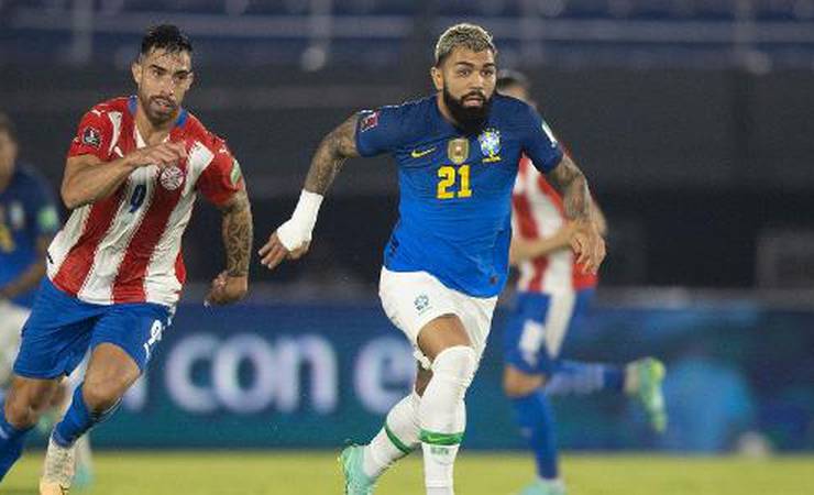 Gabigol tem edema na perna direita e faz tratamento para jogar Copa América