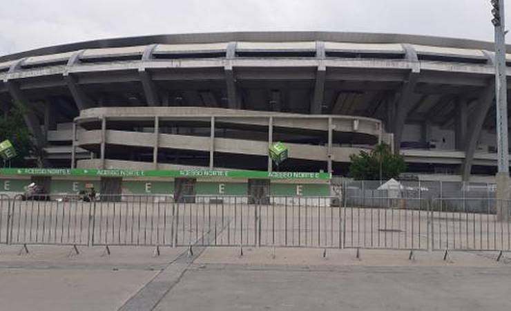 Maracanã tem esquema de jogo de grande público antes de Flamengo x Inter
