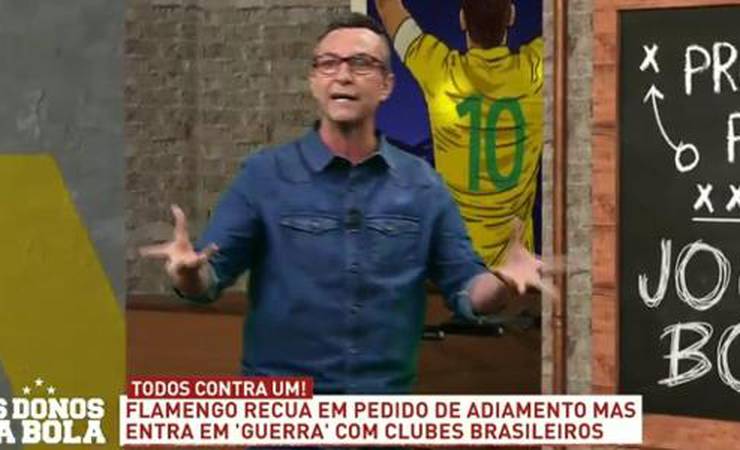 Neto diz que torceu para Palmeiras e critica Flamengo: "Acha que é o Barça"