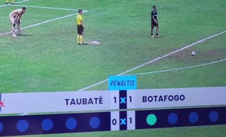 SporTV erra e põe escudo do Flamengo em jogo do Botafogo na Copinha