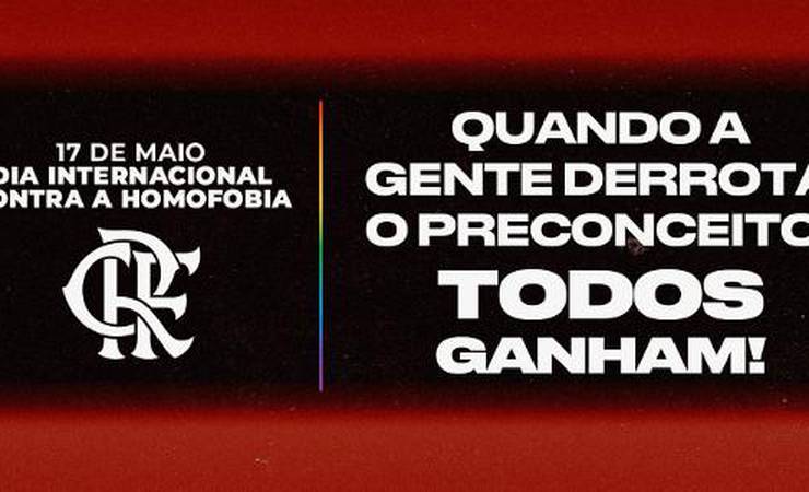 Clubes brasileiros comemoram o Dia Internacional Contra a Homofobia