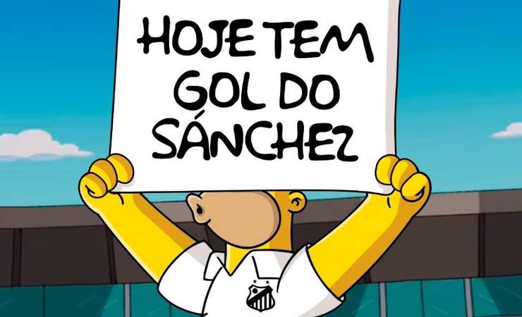 Santos zoa Gabigol com plaquinha após reencontro: "Hoje tem gol do Sánchez"