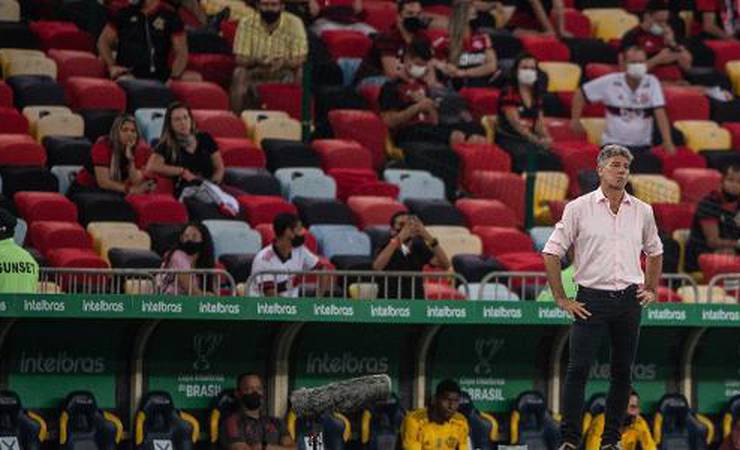 Renato Gaúcho celebra classificação do Flamengo e reencontro com torcida