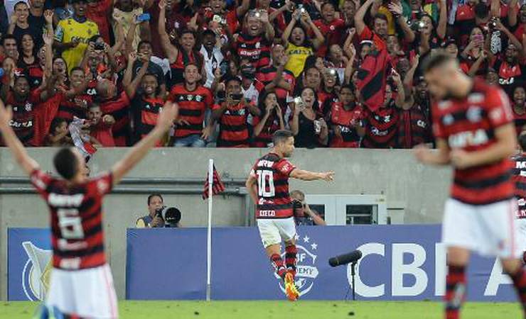 Maior jejum dos times da Série A: Fla completa dois anos sem gols de falta