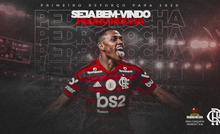 Flamengo anuncia Pedro Rocha, primeiro reforço confirmado para 2020