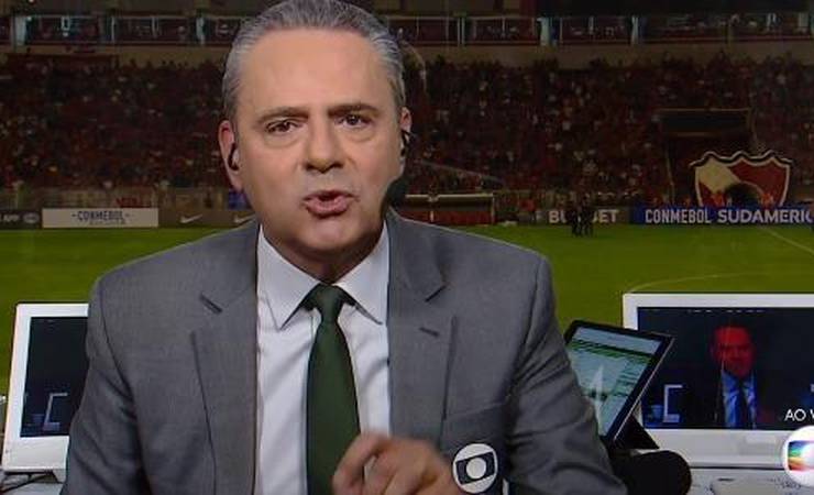 Globo confirma Luis Roberto na narração de Atlético x Flamengo na Supercopa