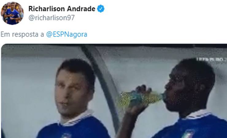 Richarlison ironiza declaração de Jorge Jesus e agita rubro-negros em rede social