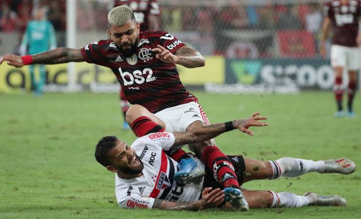Flamengo pressiona, mas não sai do 0 a 0 com o São Paulo no Maracanã