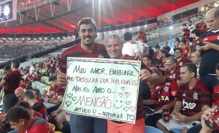 Flamengo x Grêmio: torcedor do Tocantins vem para o jogo do Flamengo escondido da mulher