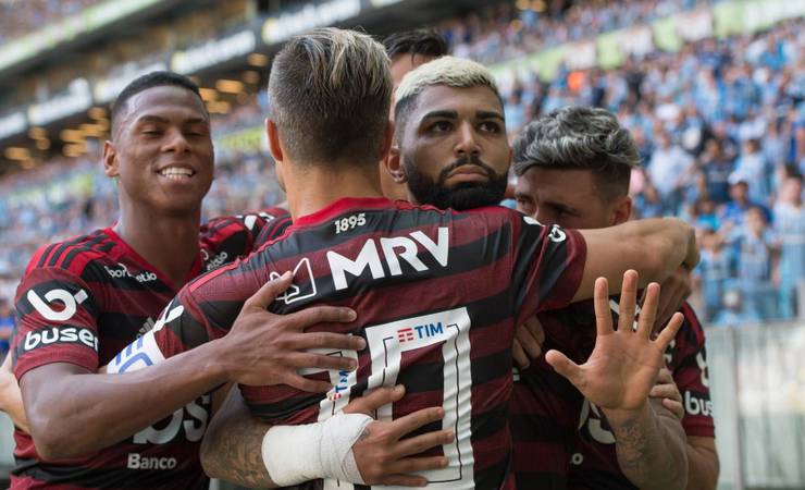 Flamengo vence o Grêmio com gol e expulsão de Gabigol pelo Brasileirão