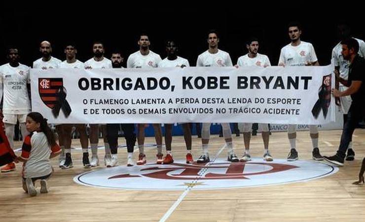Flamengo presta homenagem a Kobe Bryant: 'Lenda do esporte'