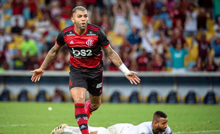 Haja plaquinha! Gabigol participa de um gol por jogo desde que chegou ao Flamengo