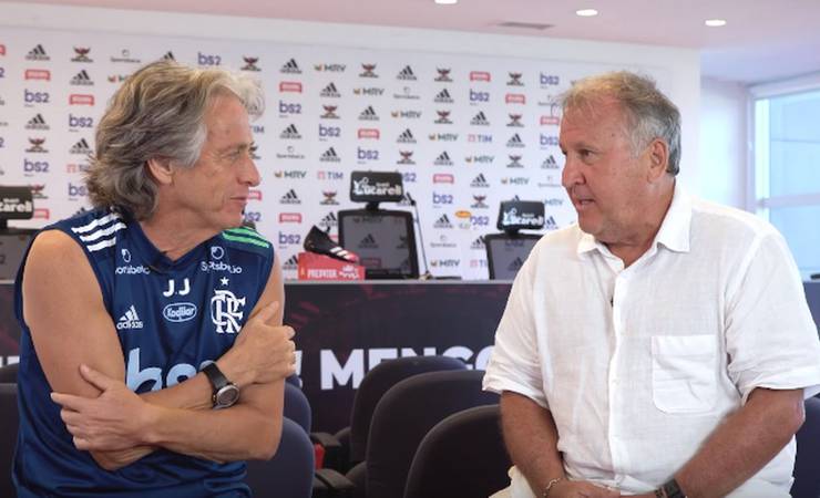 Zico diz que Jorge Jesus 'tem tudo para ser o maior técnico da história do Flamengo'