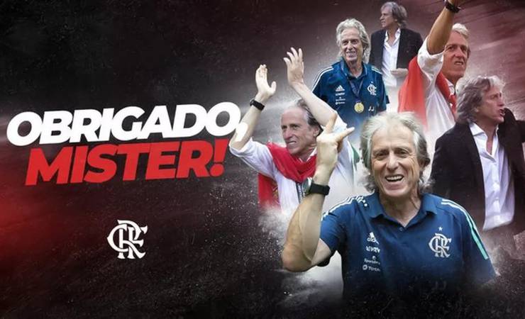 Rumo ao Benfica, Jorge Jesus se despede do Flamengo: 'Eterna gratidão'
